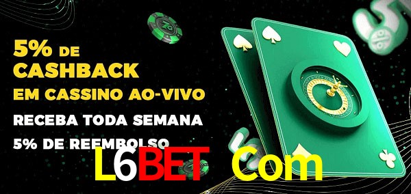 Promoções do cassino ao Vivo L6Bet Com